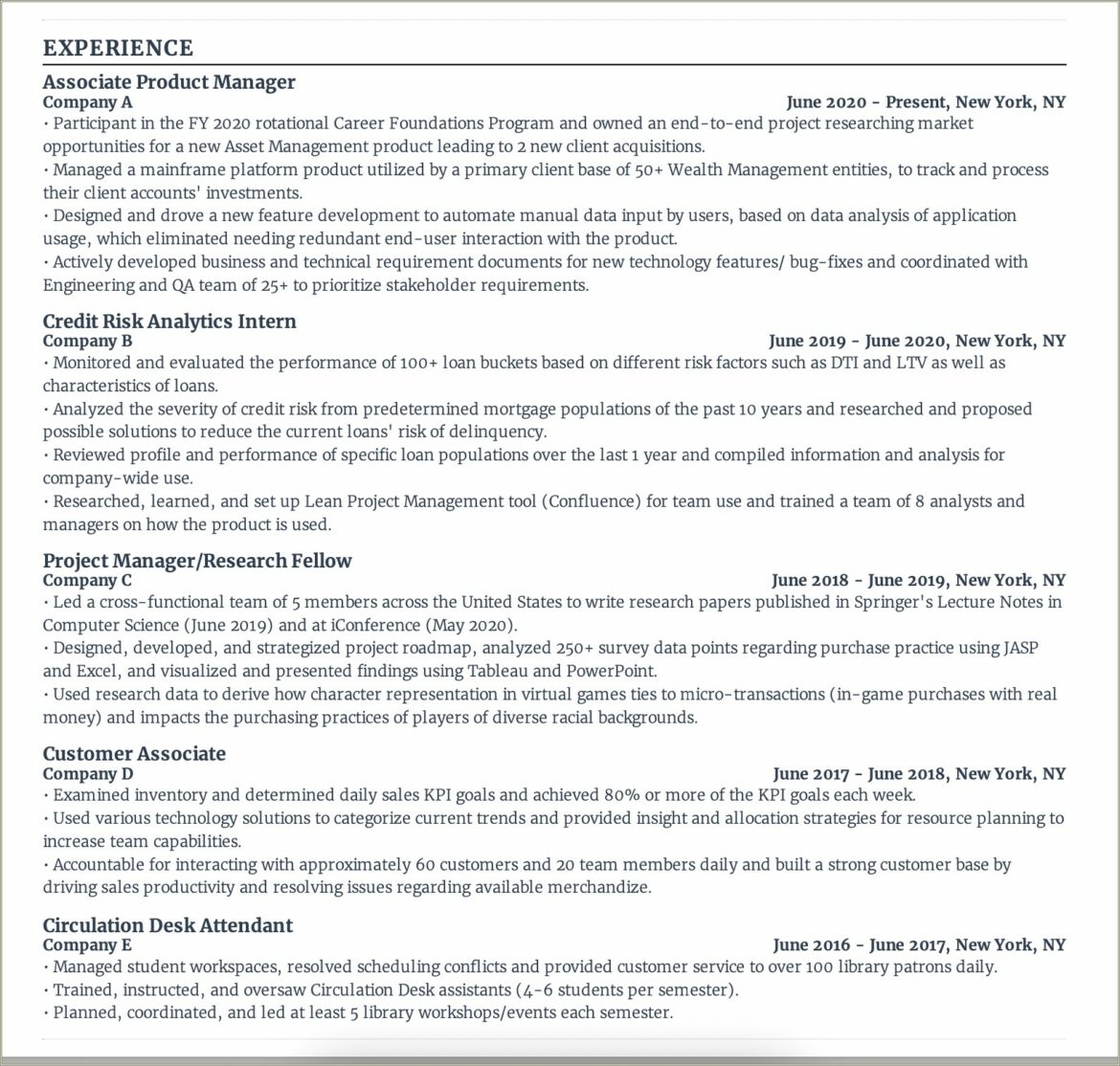 Is Chronological Resume A Good Idea