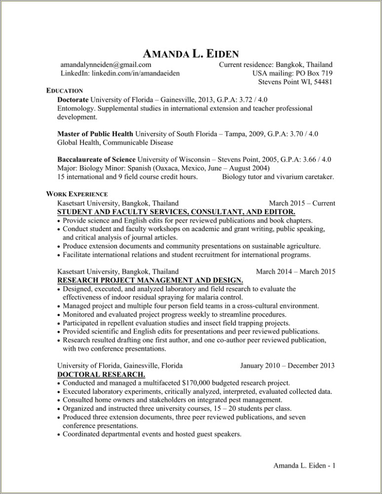 Is Communicable A Good Thing In Resume
