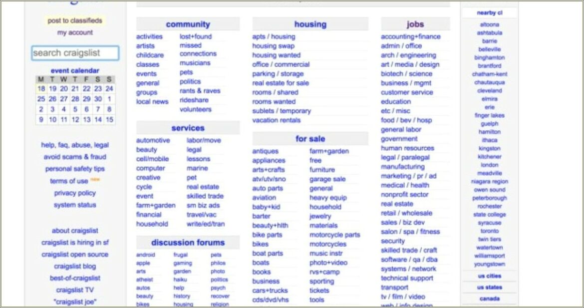 Is Craigslist Safe For Resume Jobs