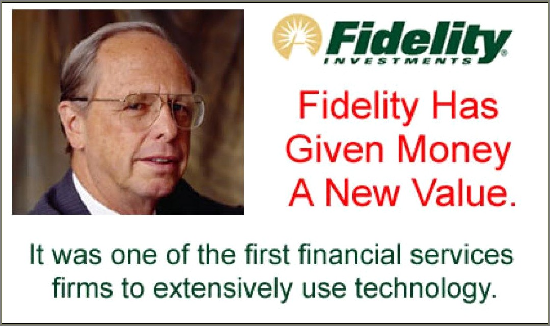 Is Fidelity Good To Have On Your Resume