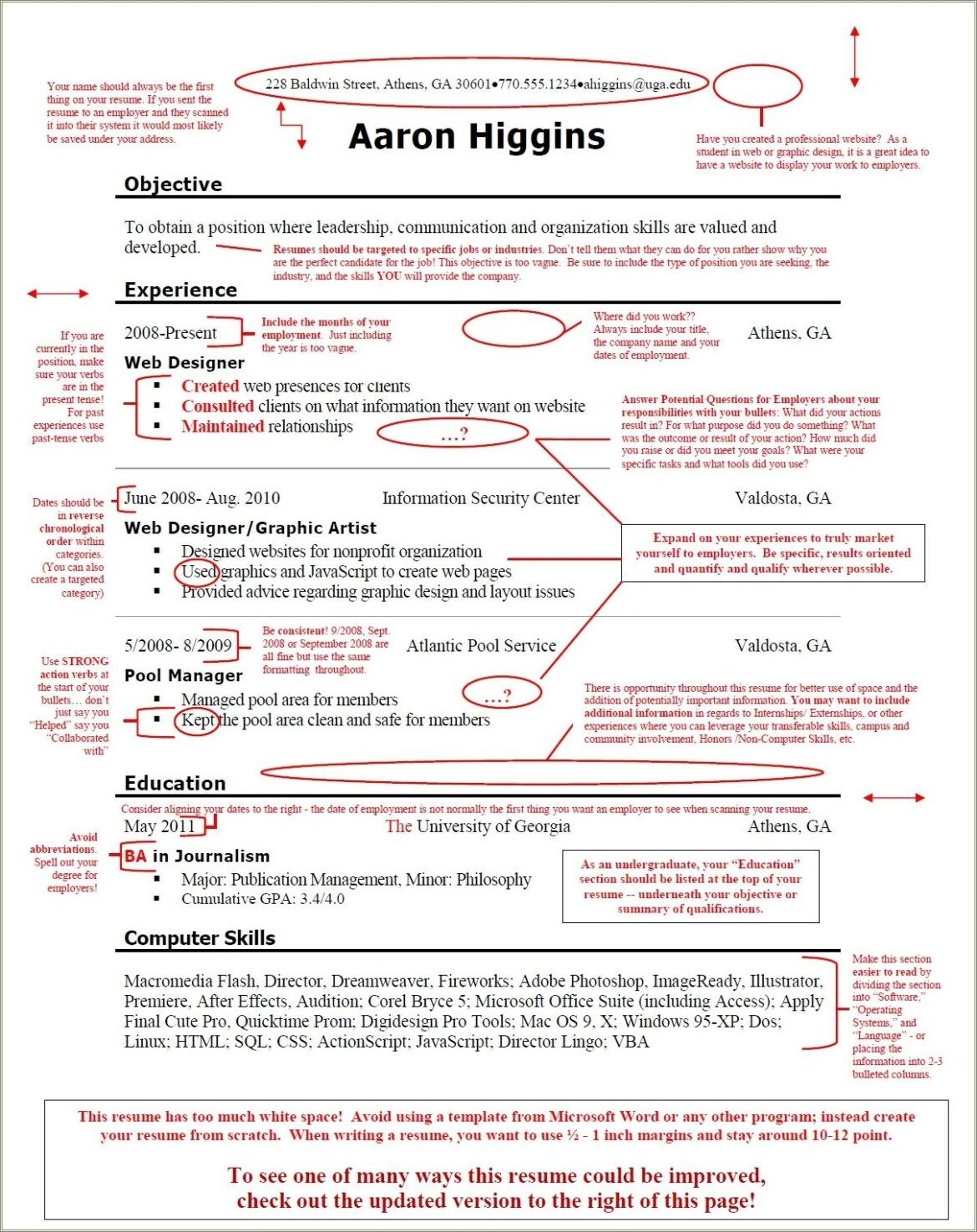 Is It Bad To Put Goals In Resume