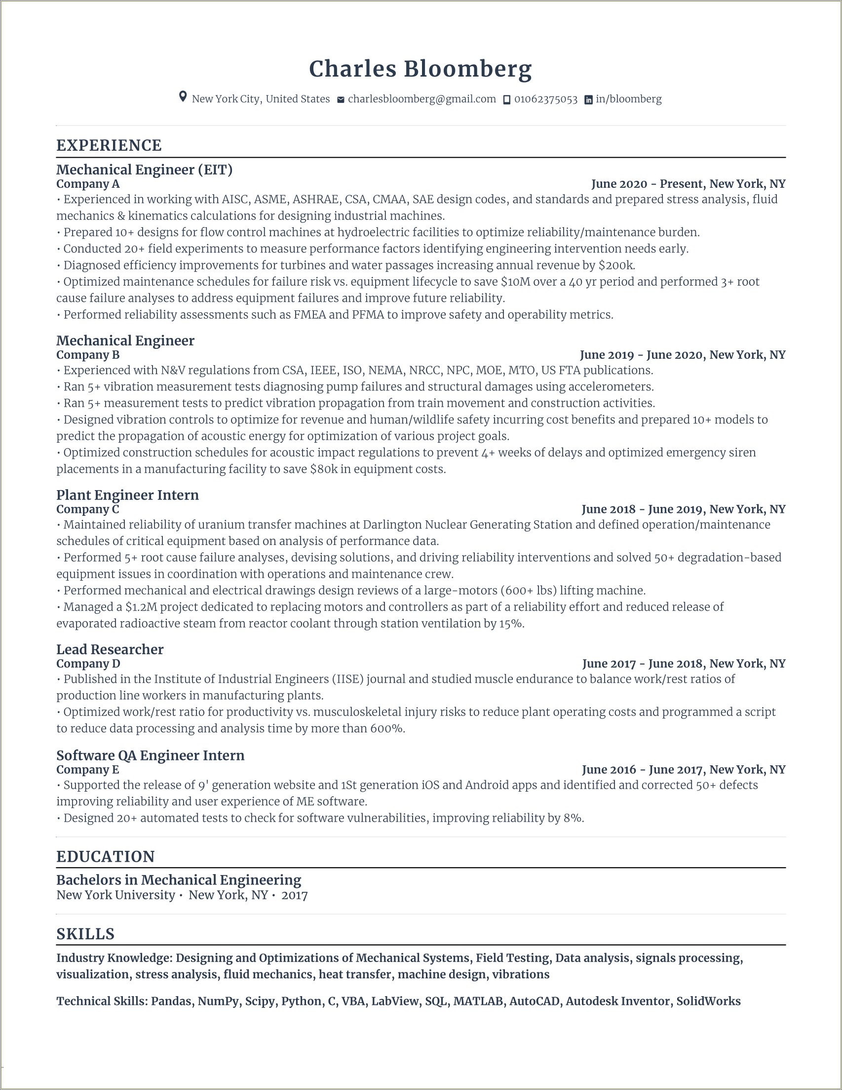 Is Labview Good To Have On Resume