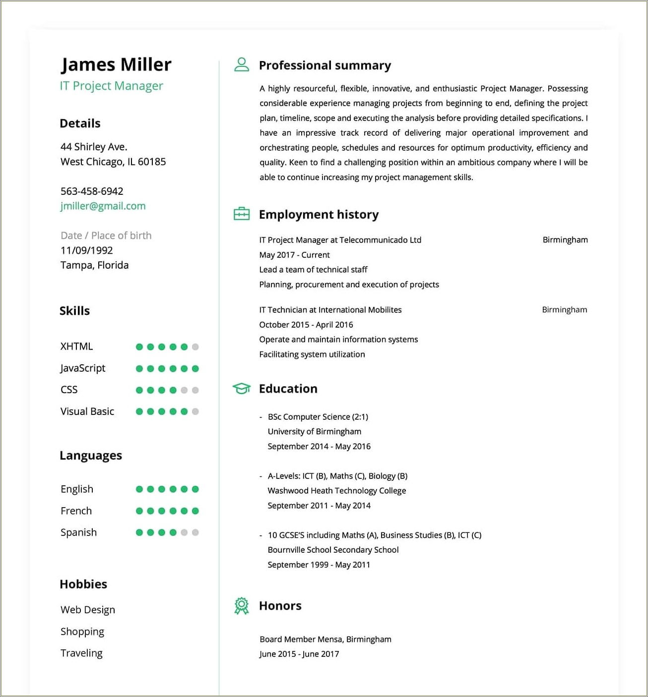 Is My Perfect Resume Site Free