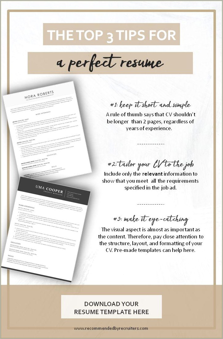 Is Okay To Use A Premade Resume Template