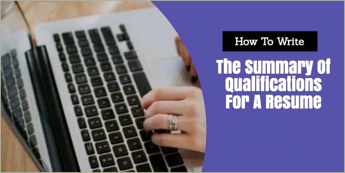 Is Qualification Summary Important In Resume