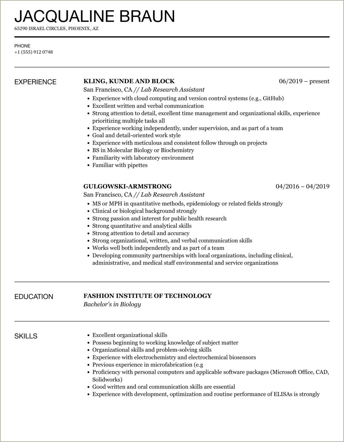 Is Research Good On A Resume