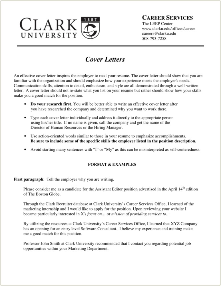 Is Resume Or Cover Letter Read First