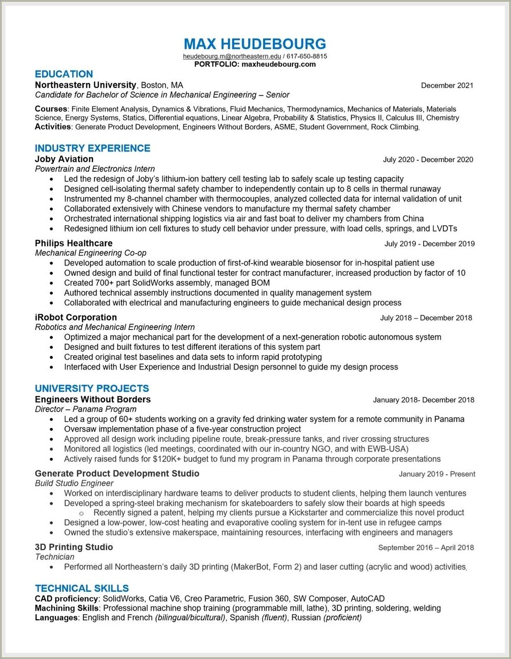 Is Student Government Good For Engineering Resume