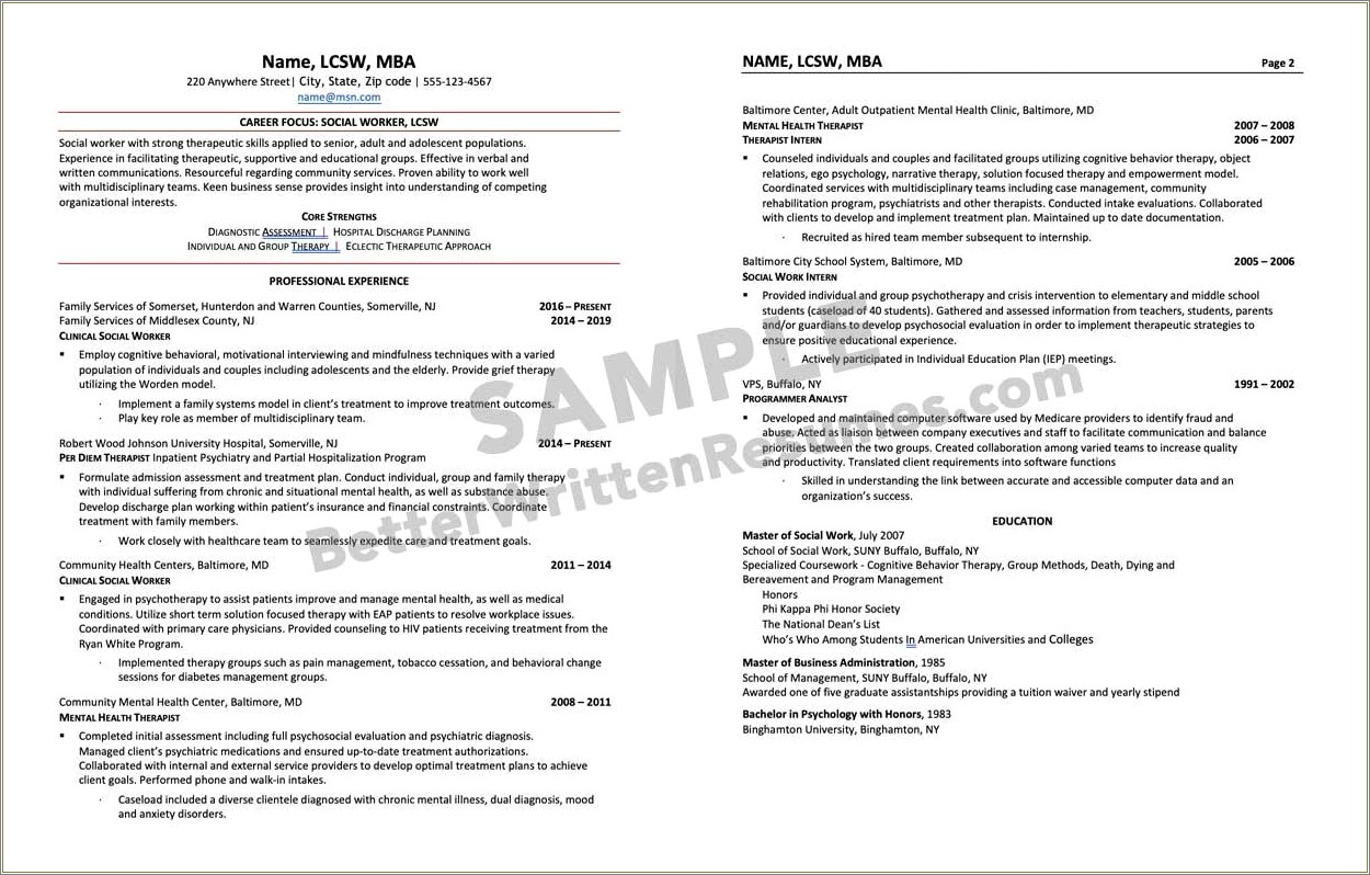 It Professional Managed Service Provider Resume Examples