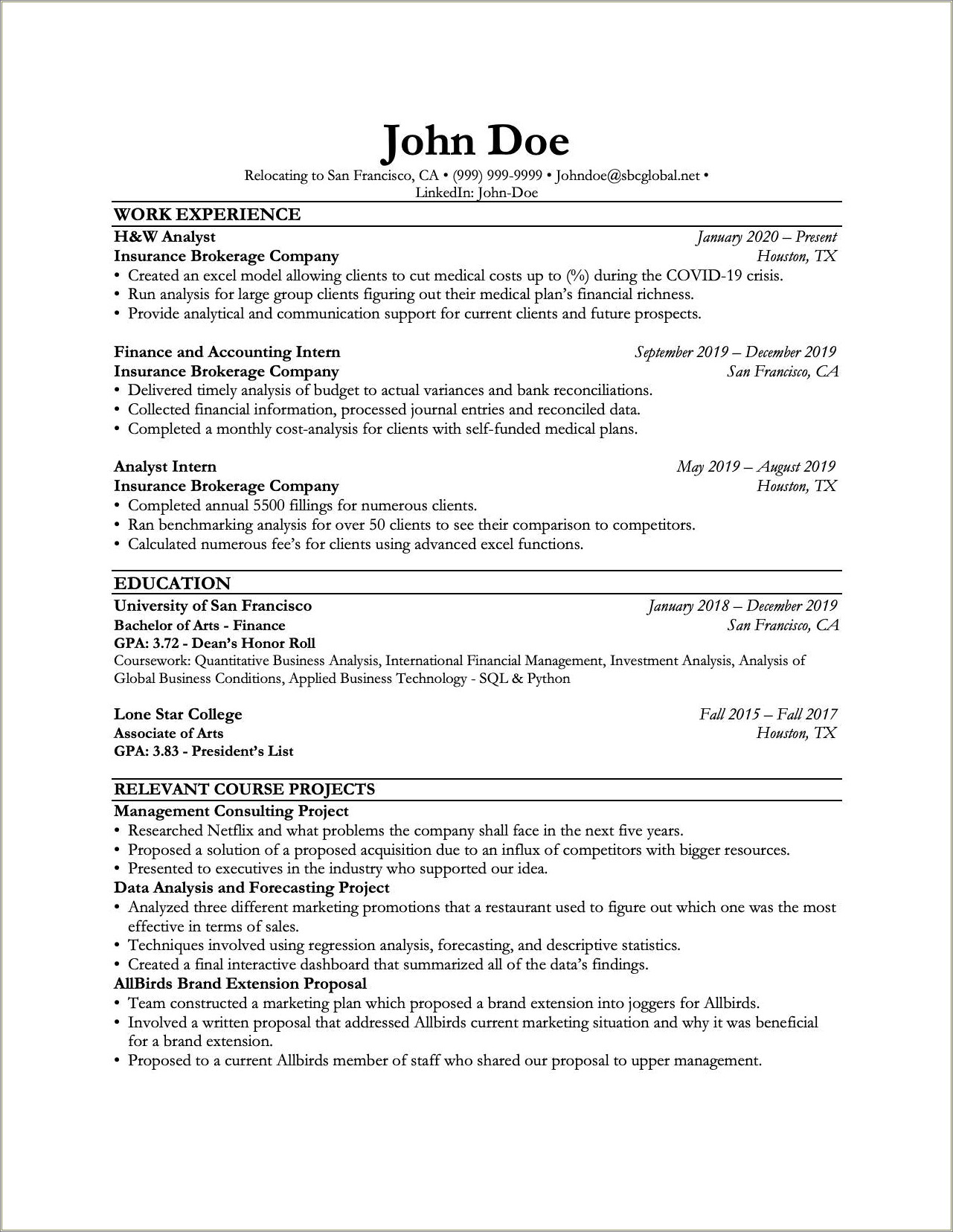 It Resume Looking To Move To Management