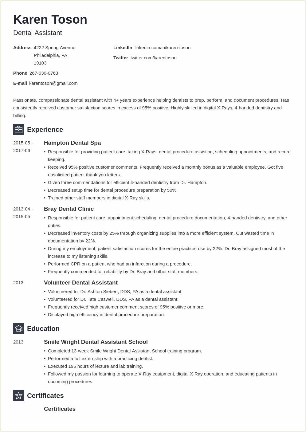 It Resume With A Lot Of Experience Examples