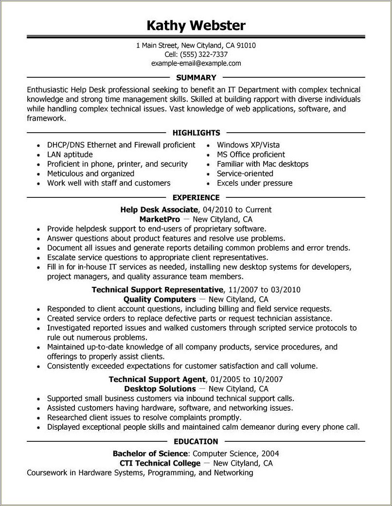 Jack Of All Trades Resume Templates