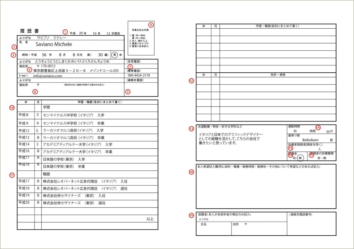 Japanese Resume For Freshers Sample Pdf