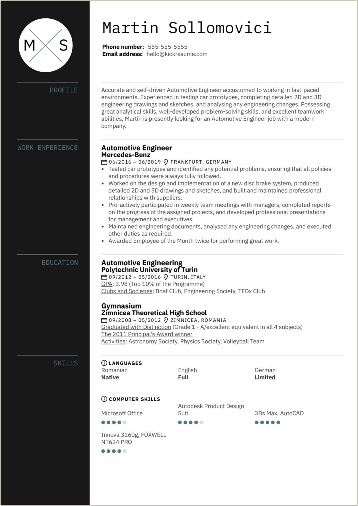 Job Description Of Design Engineer In Resume