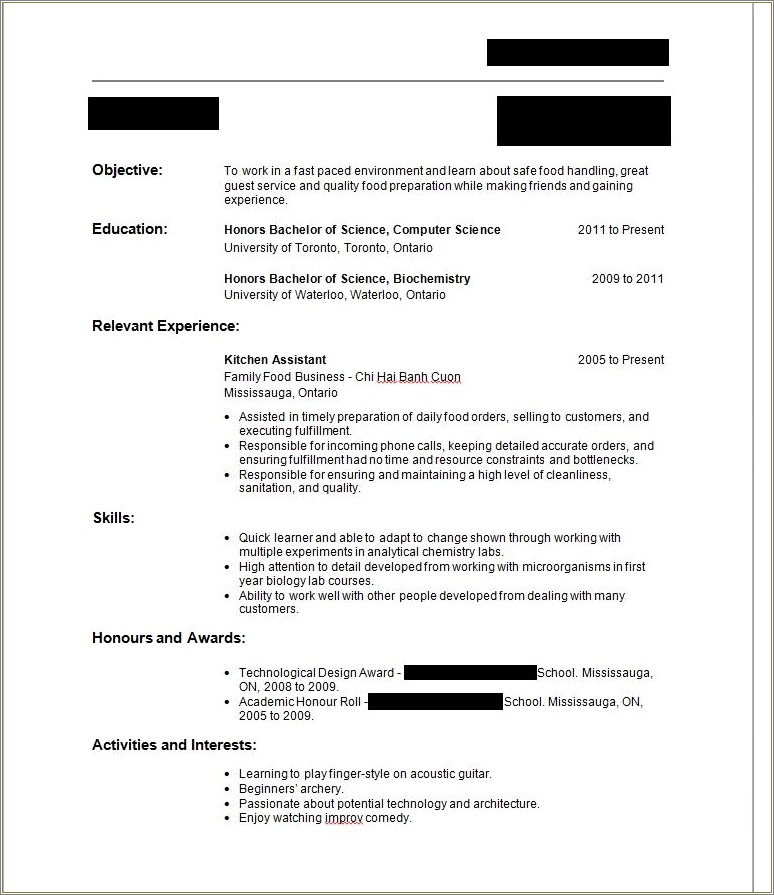 Job On Resume But Not On Application