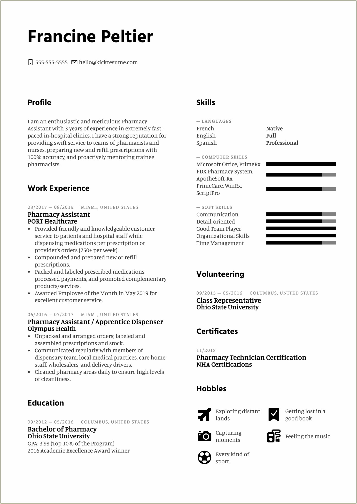 Job Resume Objective For Medical Assistant
