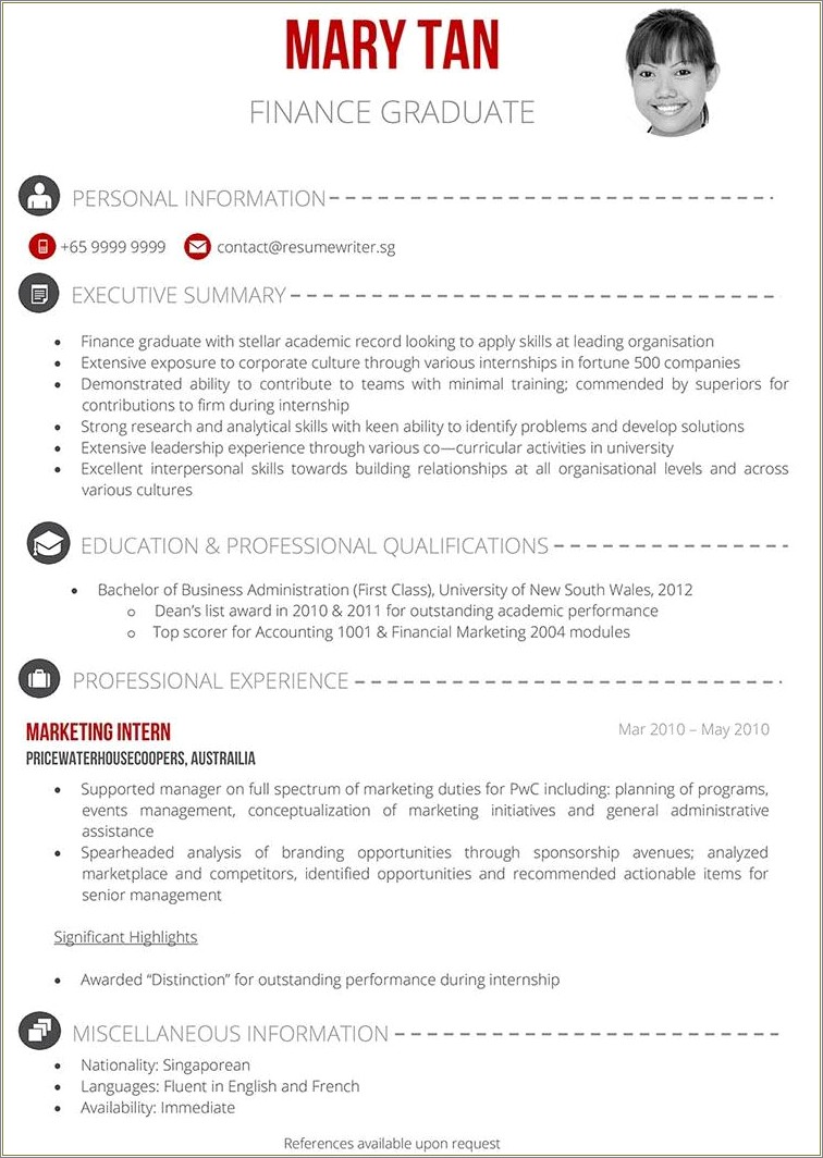 Jobstreet Resume Sample For Fresh Graduate