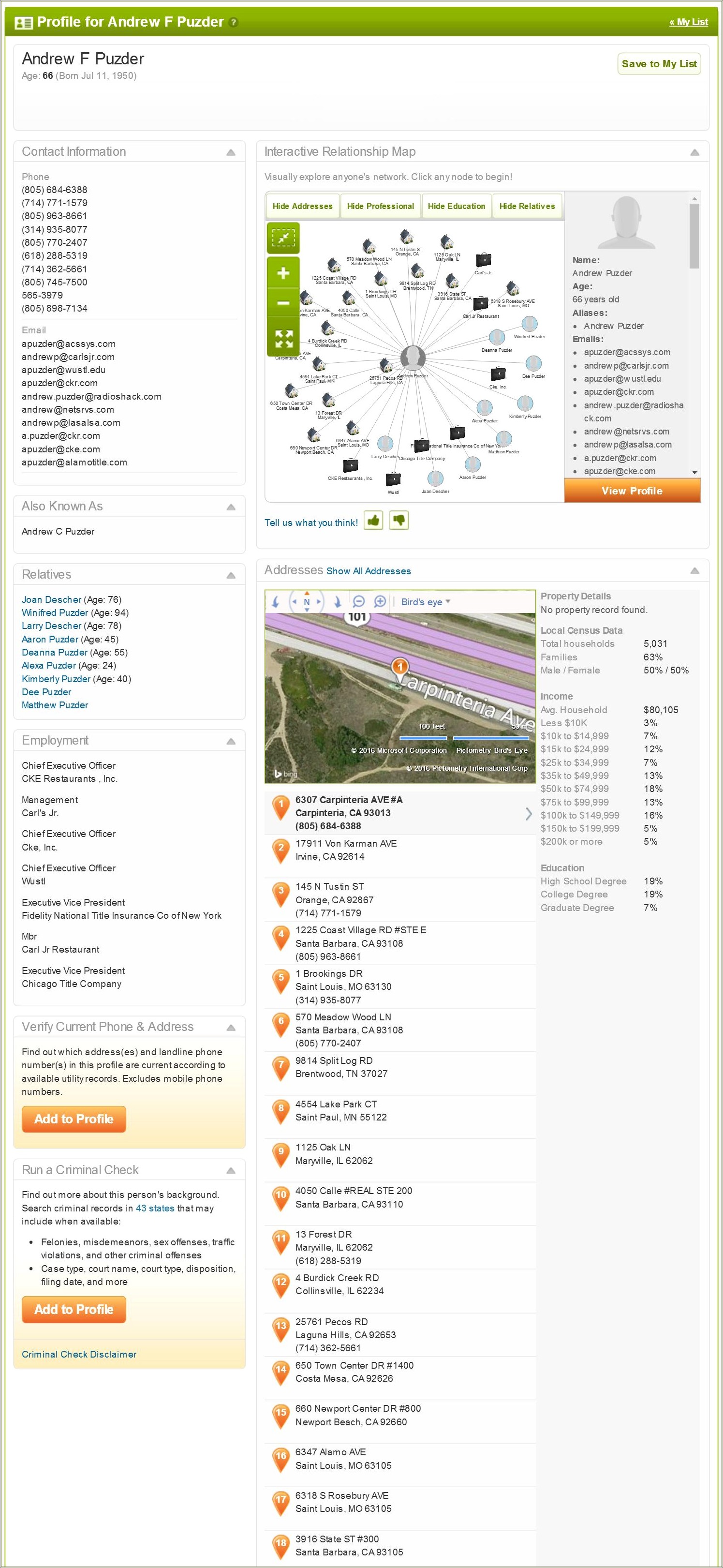 Joe Example 1313 Mocking Mockingbird Lane Example Resume