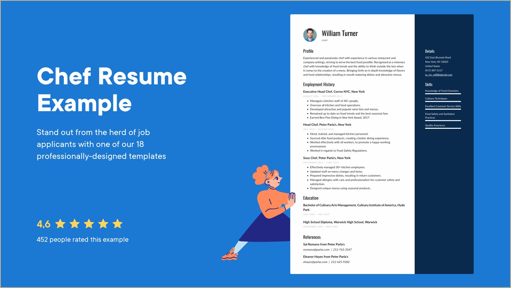 Key Skills For Chef In Resume