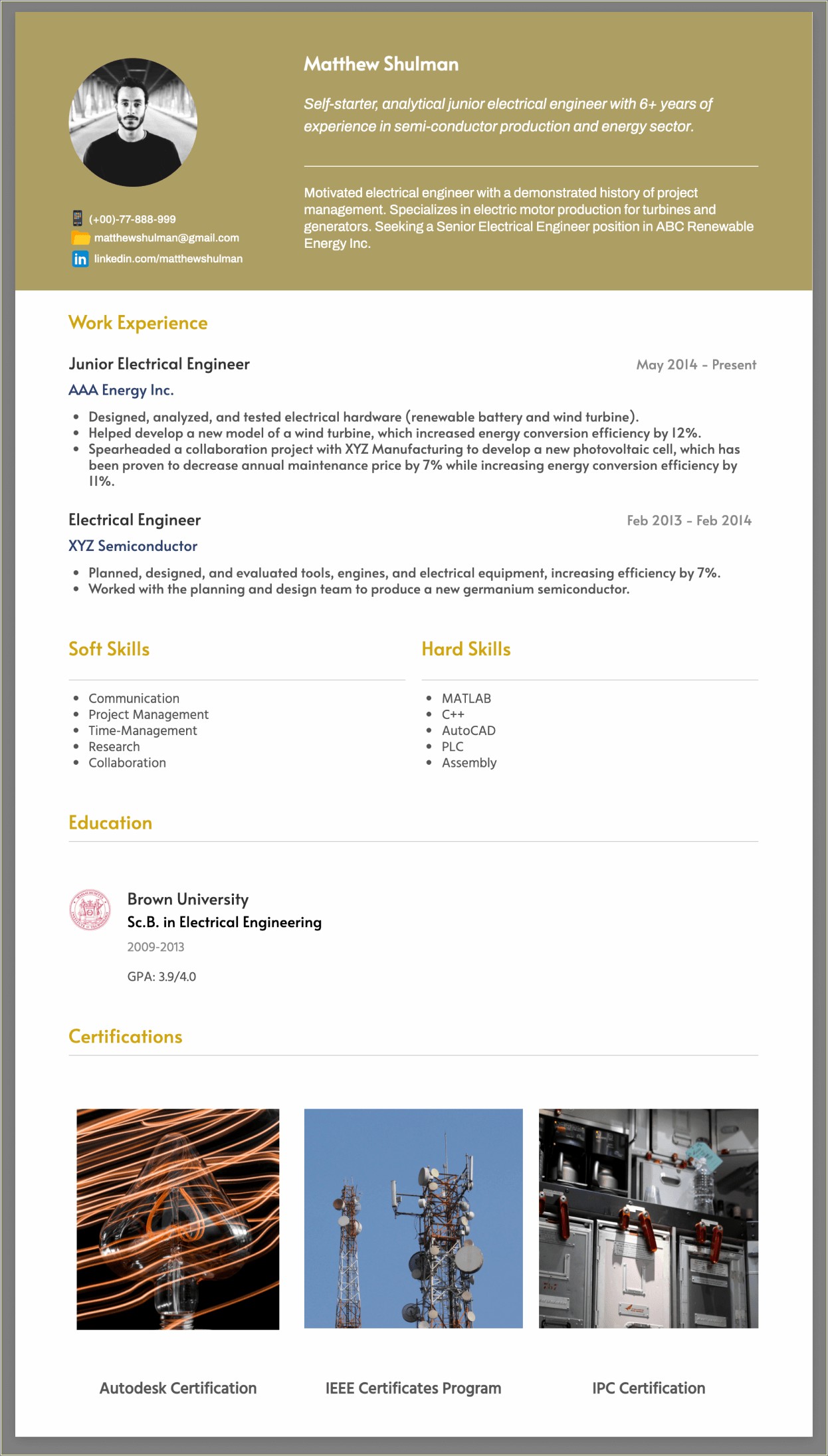 Key Skills For Engineer Resume