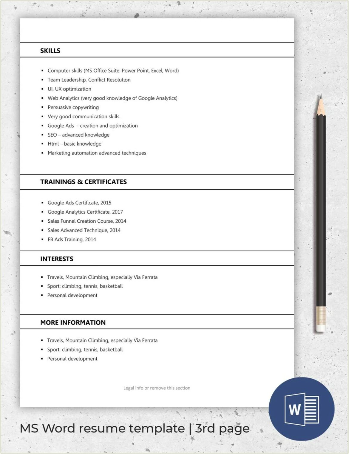 Latest Resume Format 2014 In Word