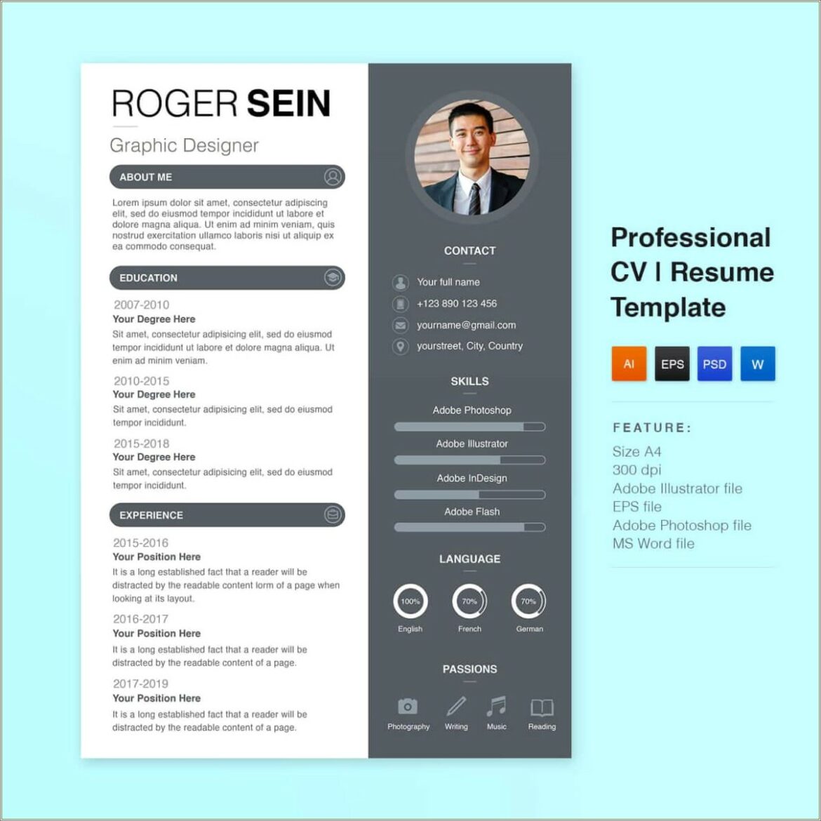 Latest Resume Template 2017 Free Download