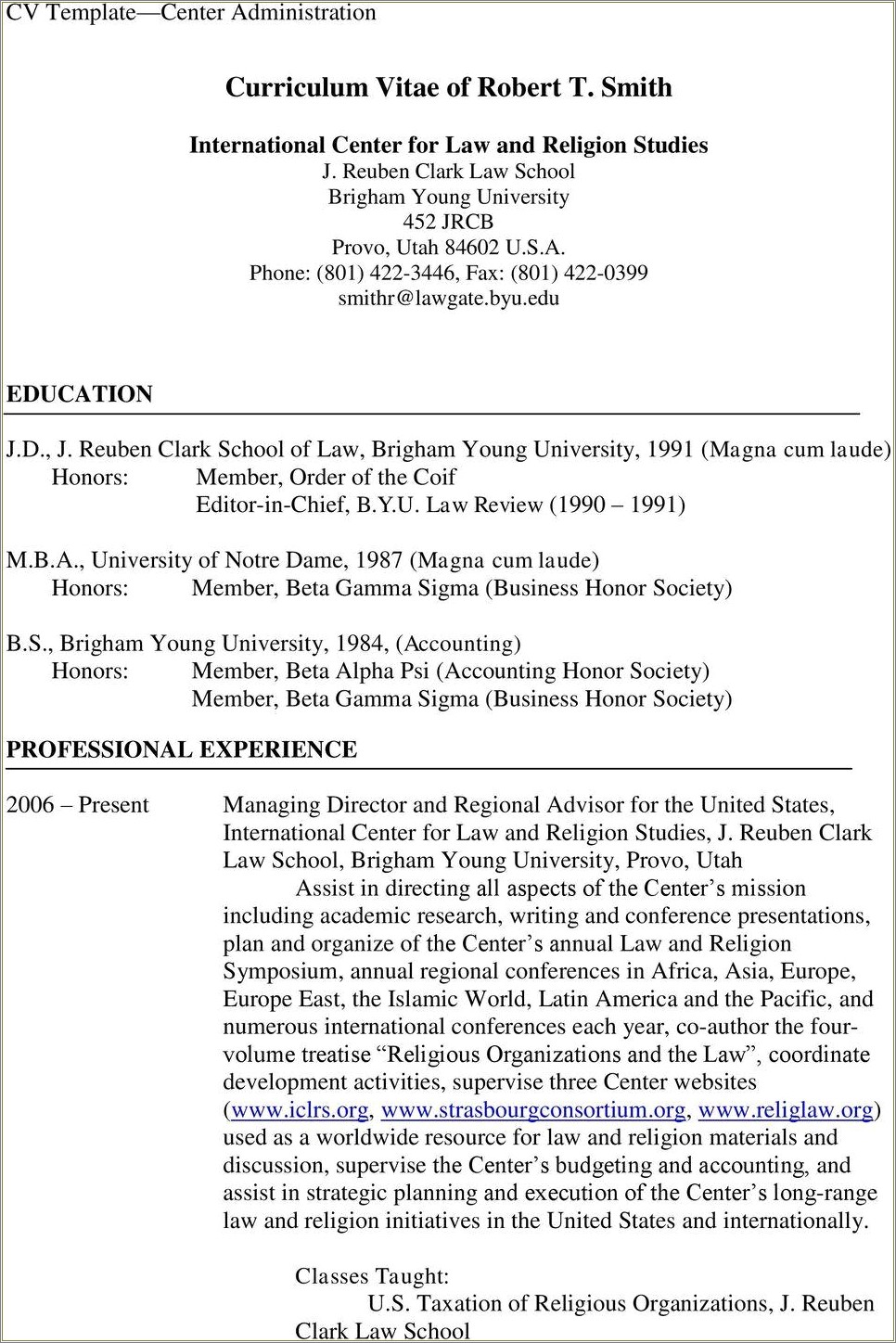 Law School Resume Order Of The Coif