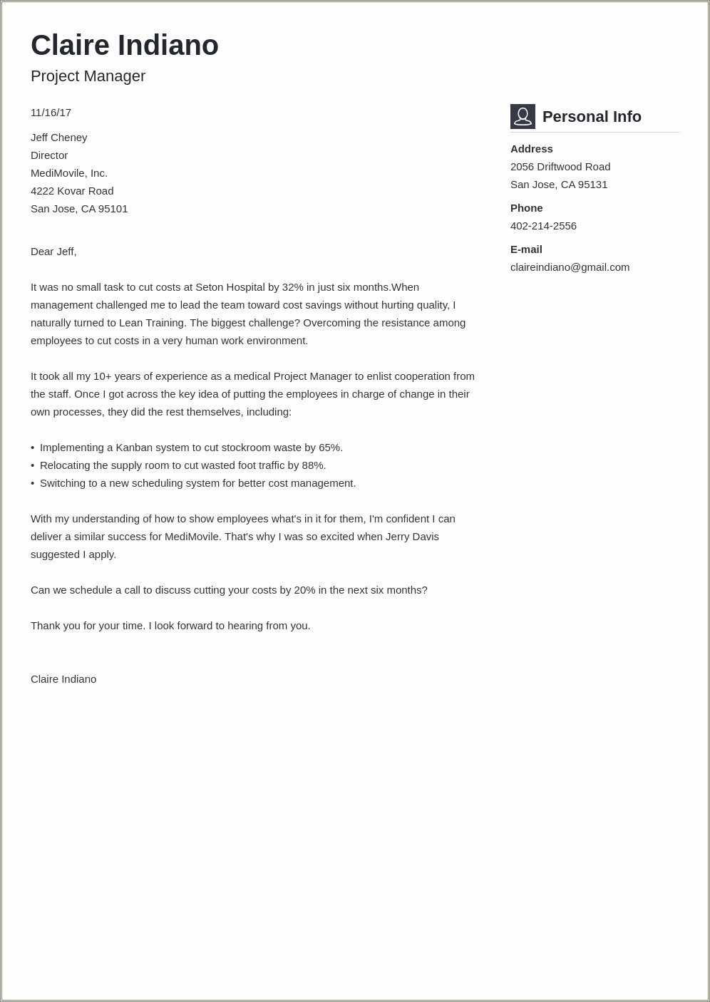 Letter Of Introduction For Resume Examples