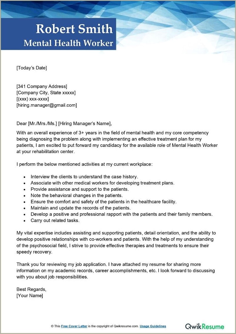 Letter Of Support To Resume Good Worker