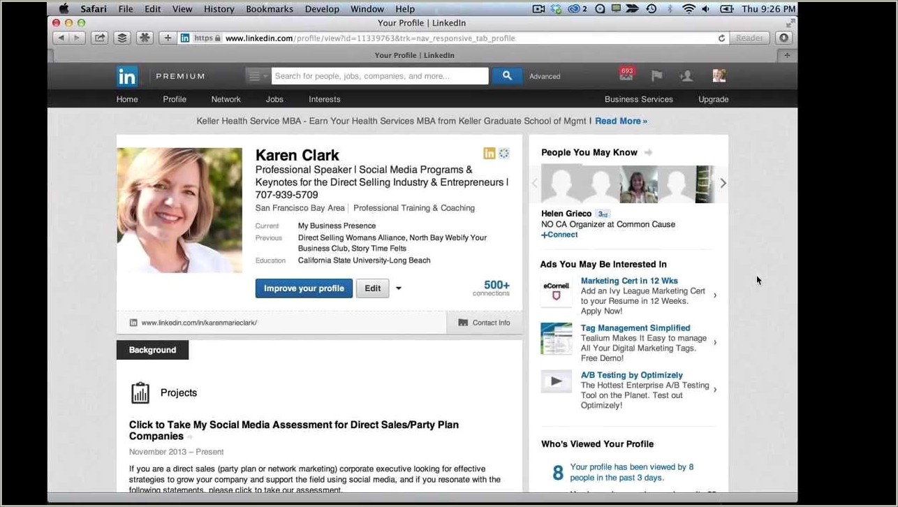 Linkedin Add A Project To Work To Resume
