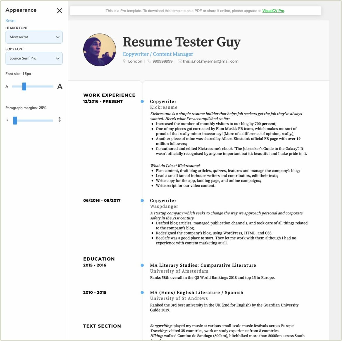 List Of Completely Free Resume Builders