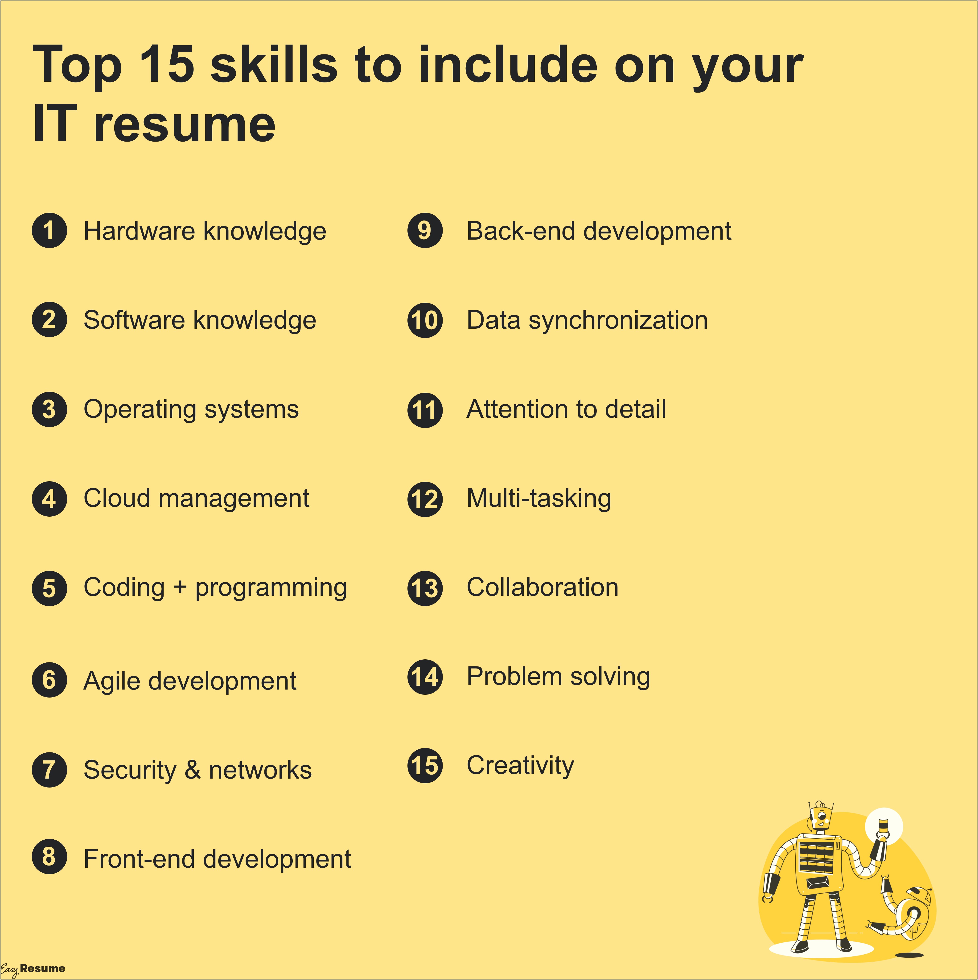 List Of Skills To Add On A Resume