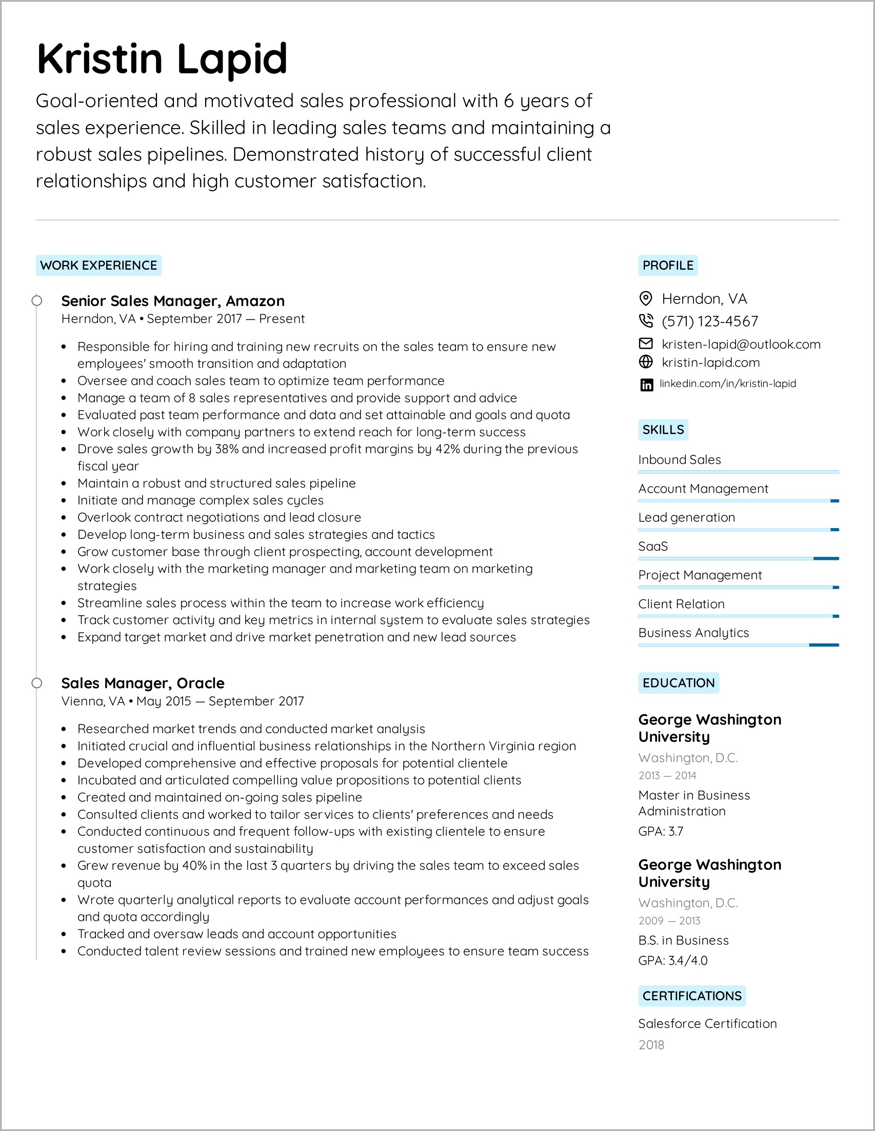 Listing Accomplishments On Resume By Jobs