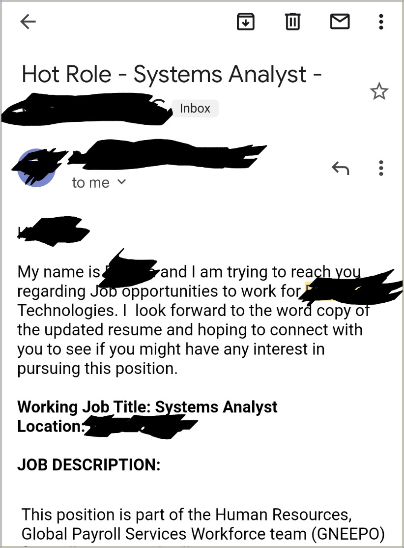 Location Of Old Work On Resume