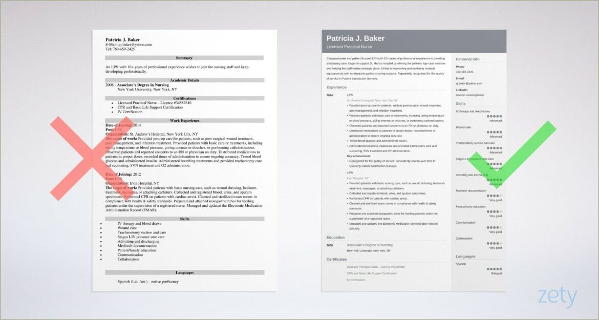 Lpn Health Care And Rehad Sample Resume