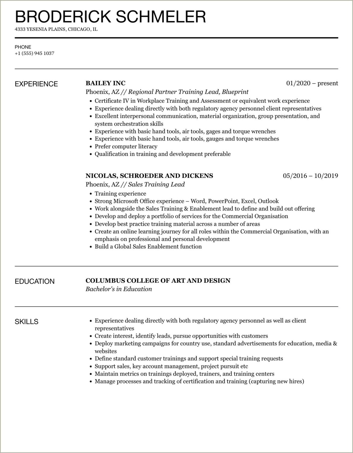 Lynda.com Courses On Resume Sample