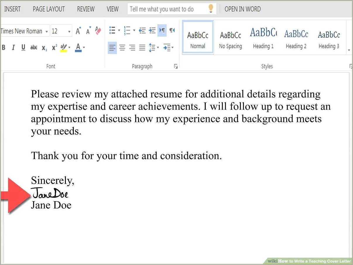 Mail To Send Resume And Cover Letter