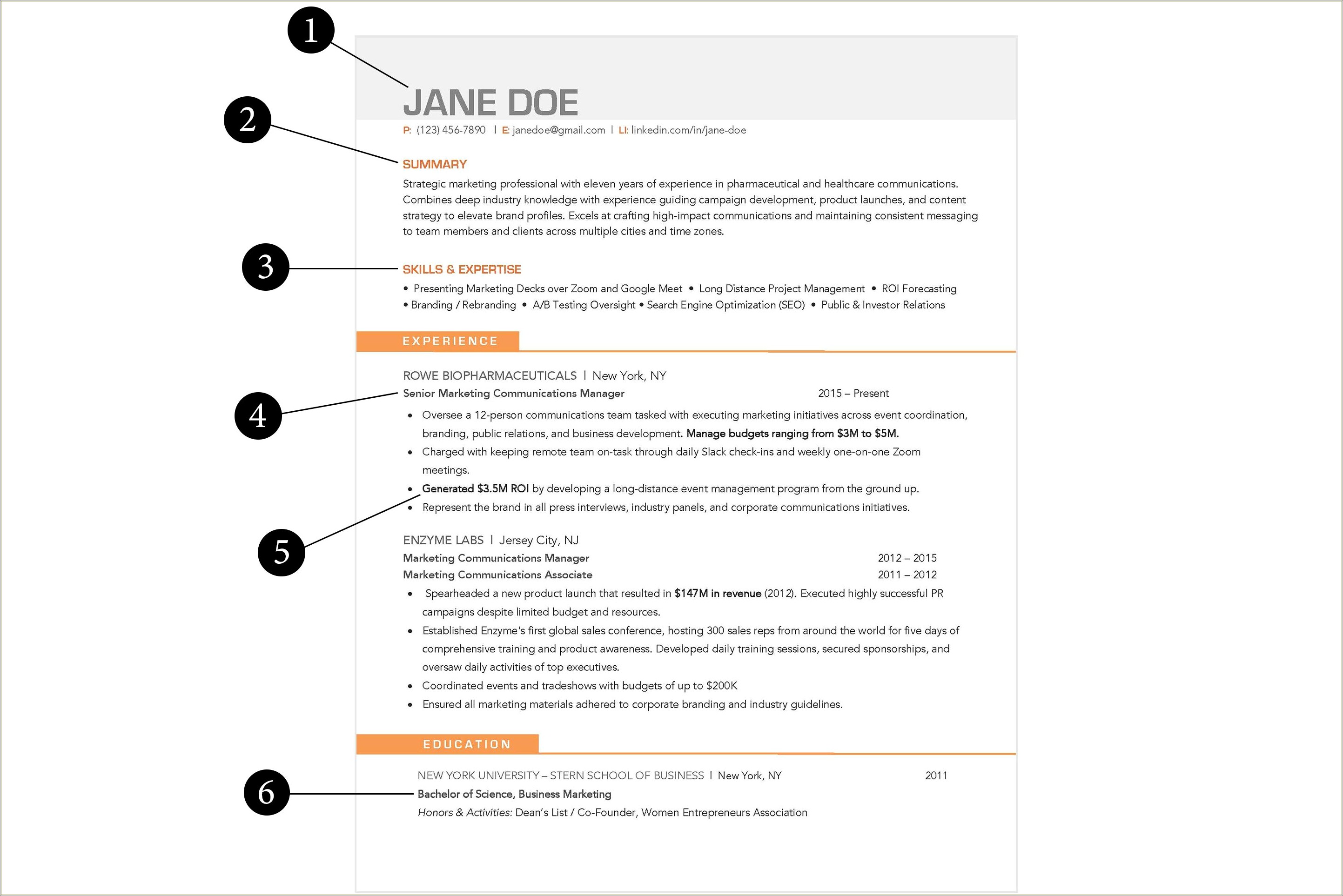 Make A Resume Without Using A Template