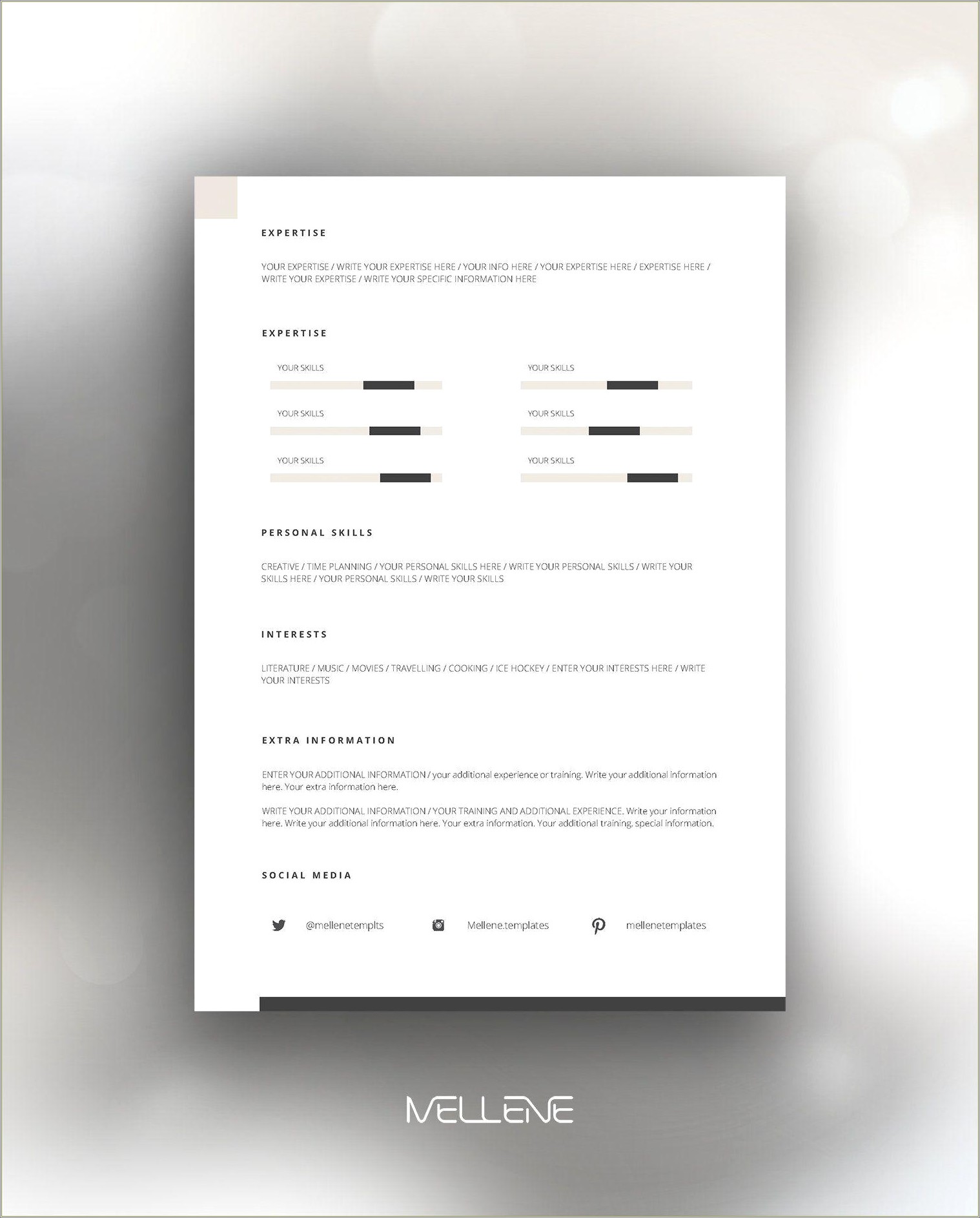Make A Skills Page For A Resume