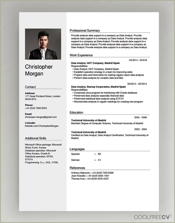 Make Resume Online And Download Free