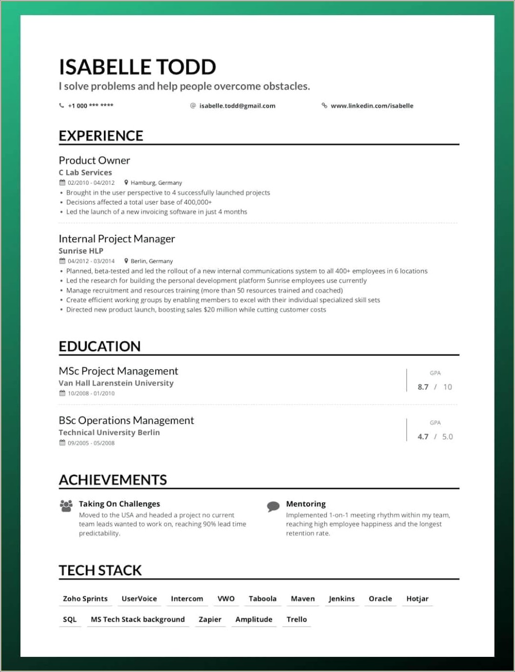 Making A Resume For Job With No Experience