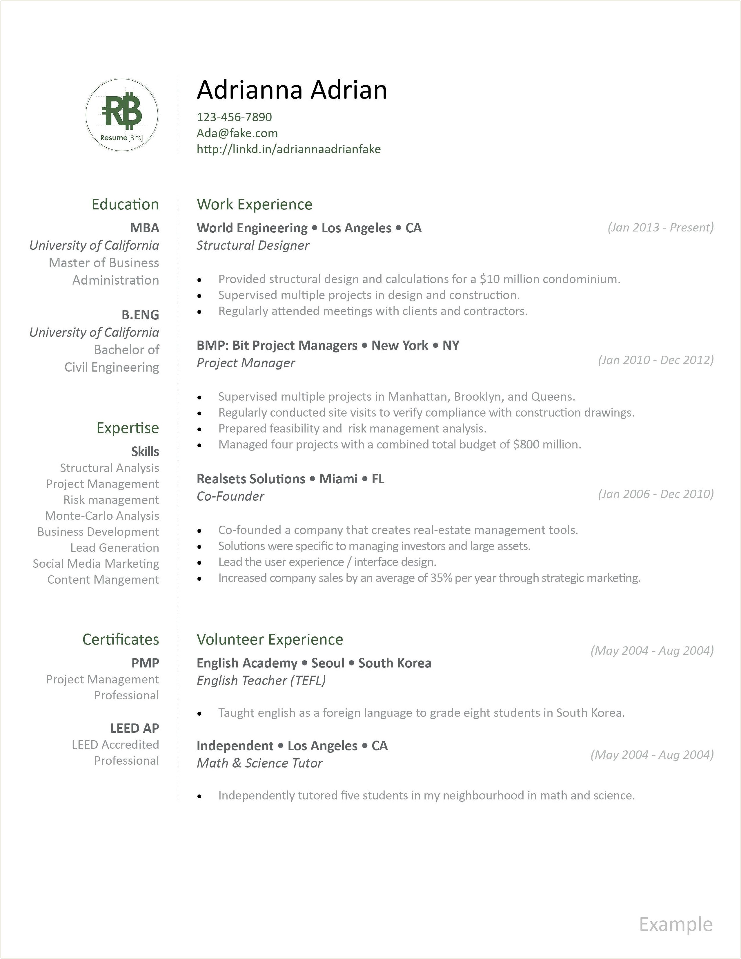Making Resume With Template Or Without Reddit