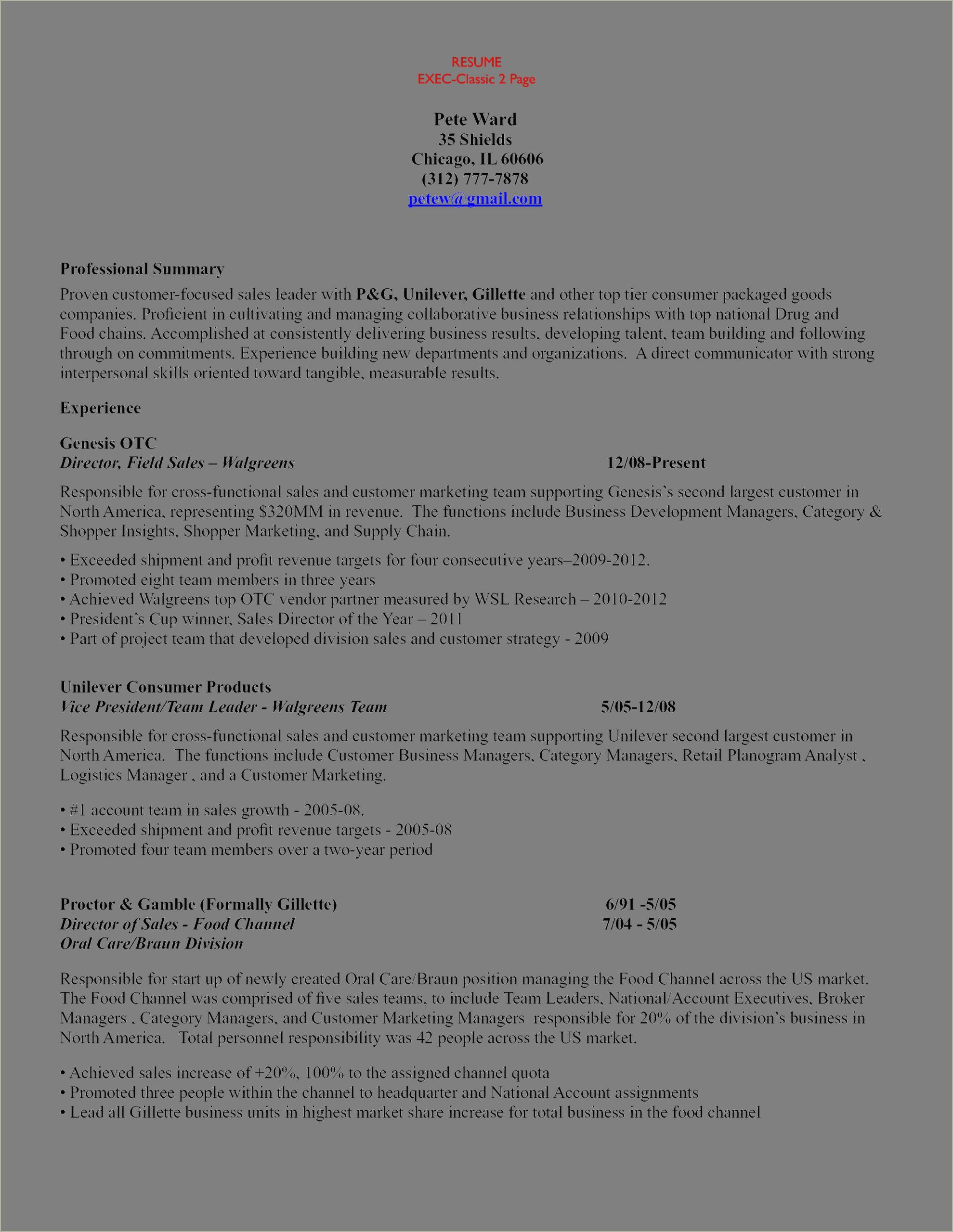 Management Leadership For Tomorrow Resume Template