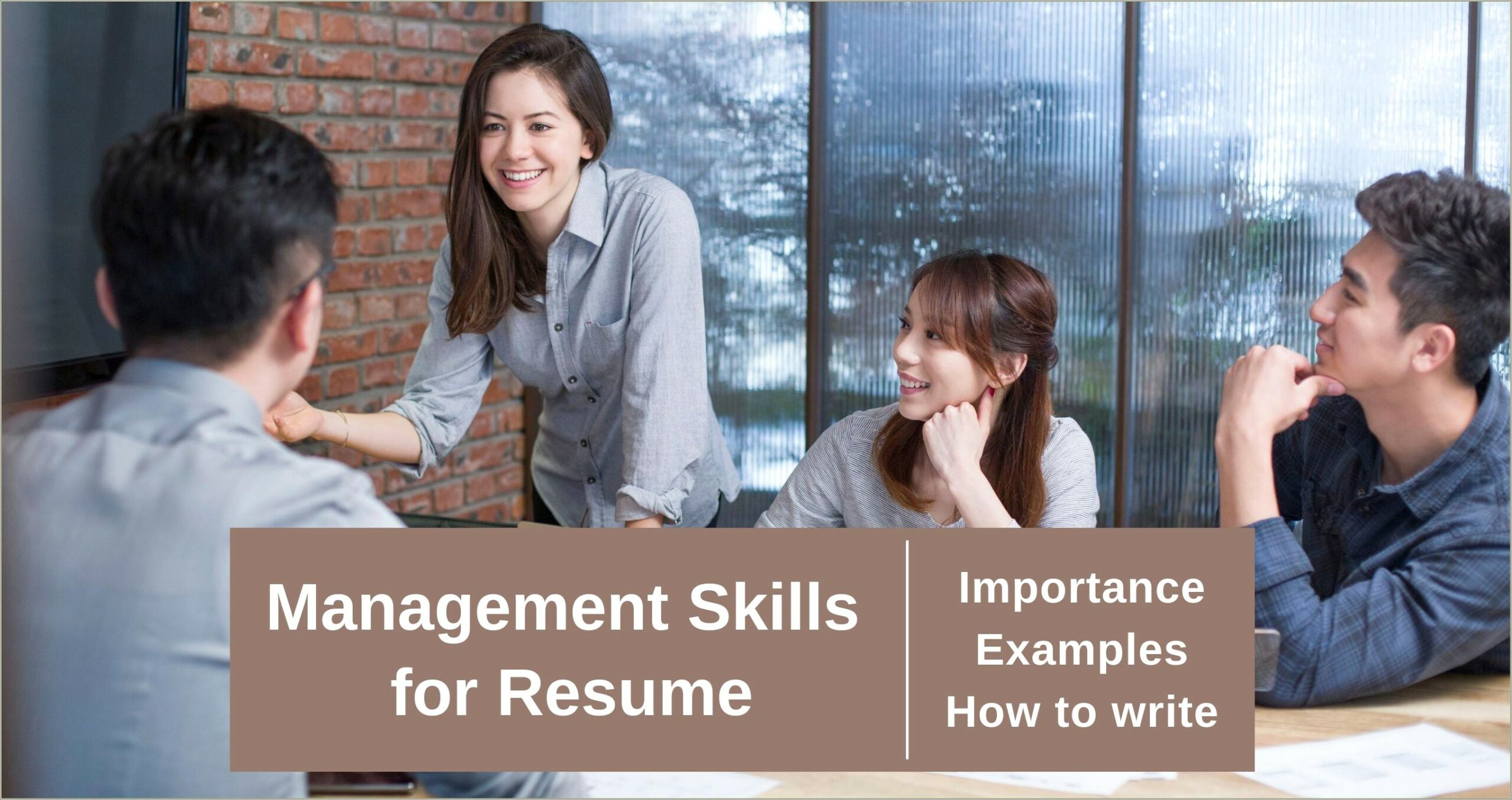 Management Skills To Include On Resume