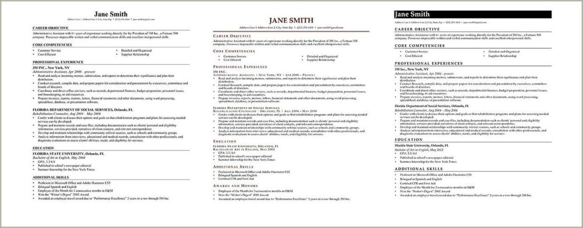 Managerial Study On Resumes Information Technology Experience