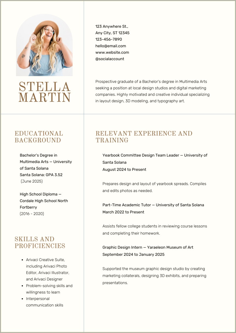 Masters And Bachelors At Same School Resume