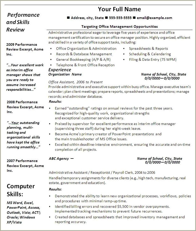 Mcsa Knowledge Skills And Abilities Resume Example