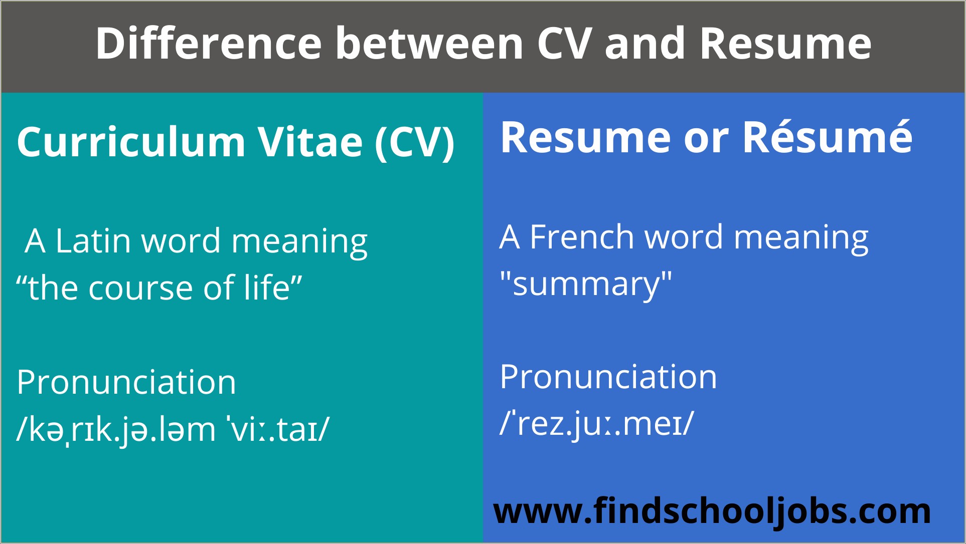 Meaning Of Resume In Job Application Pronunciation