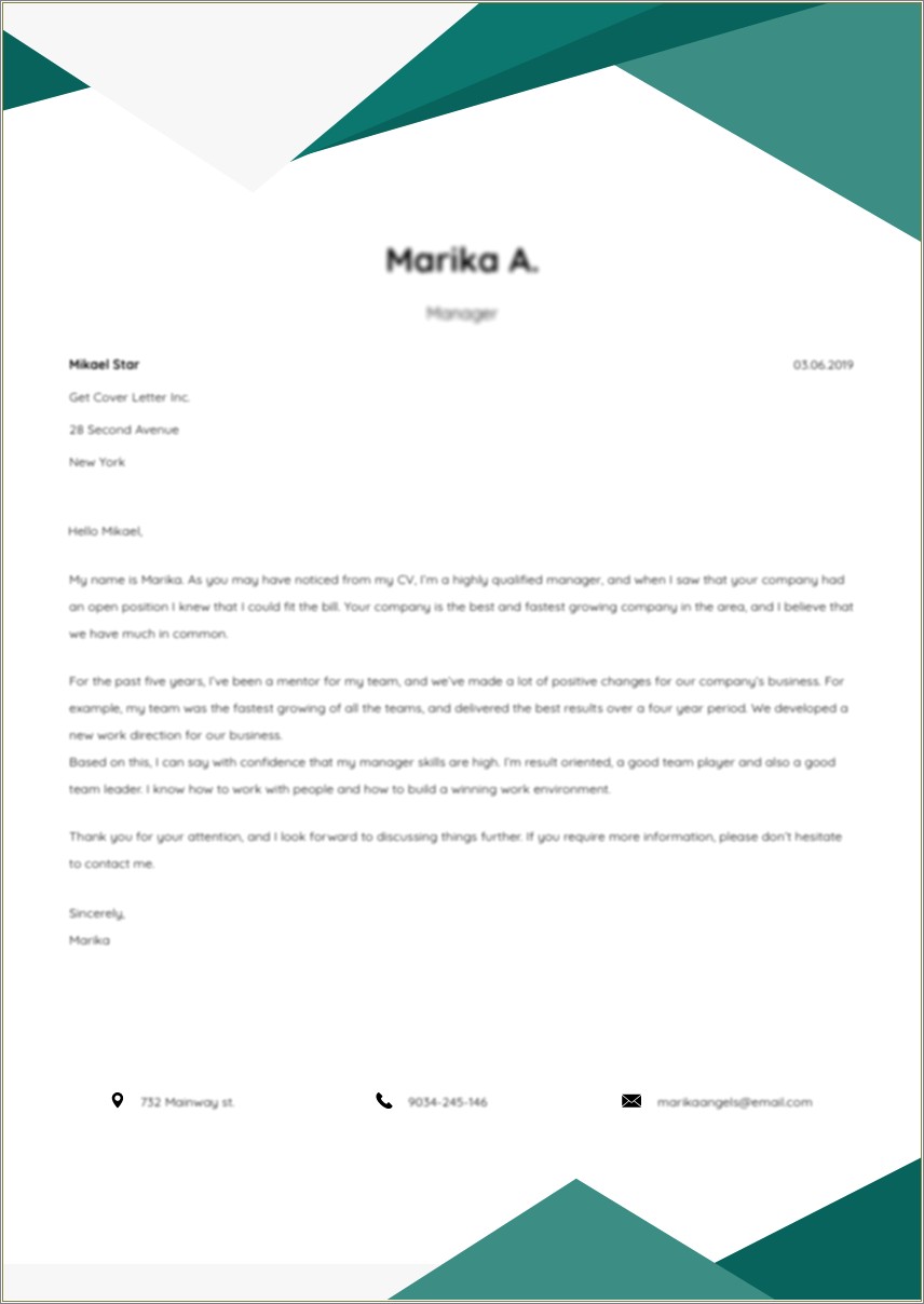 Medical Assistant Resume Cover Letter Template