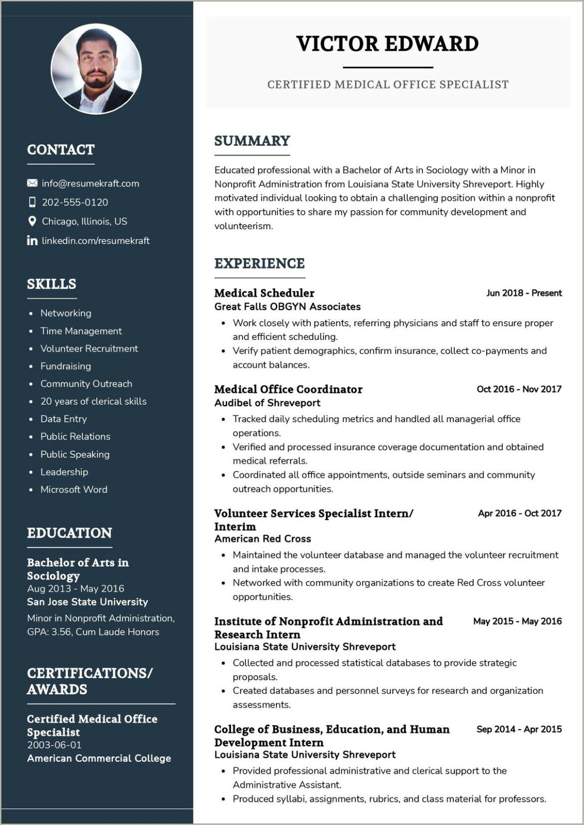 Medical Office Manager Duties For Resume